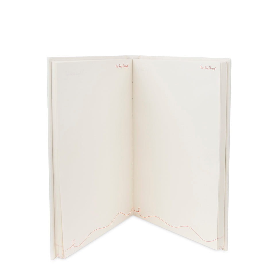Cuaderno bordado deluxe Leyenda del Hilo Rojo en Inglés