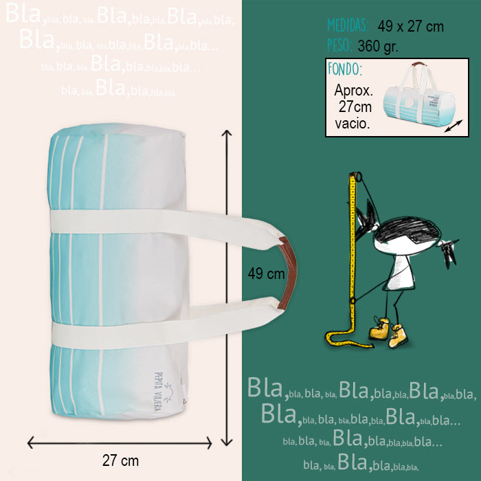 Bolsa Barril de Viaje Lenguaje Viajero