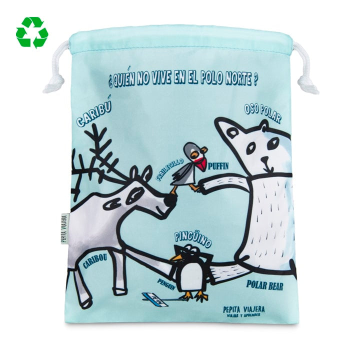 Bolsa de almuerzo reciclada Ártico