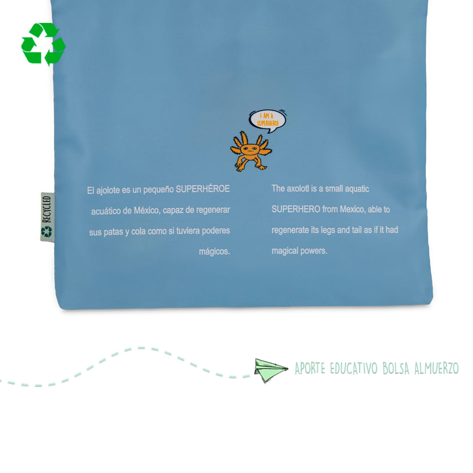 Pack Bolsas multiusos y Mochila blanda recicladas Animales Raros