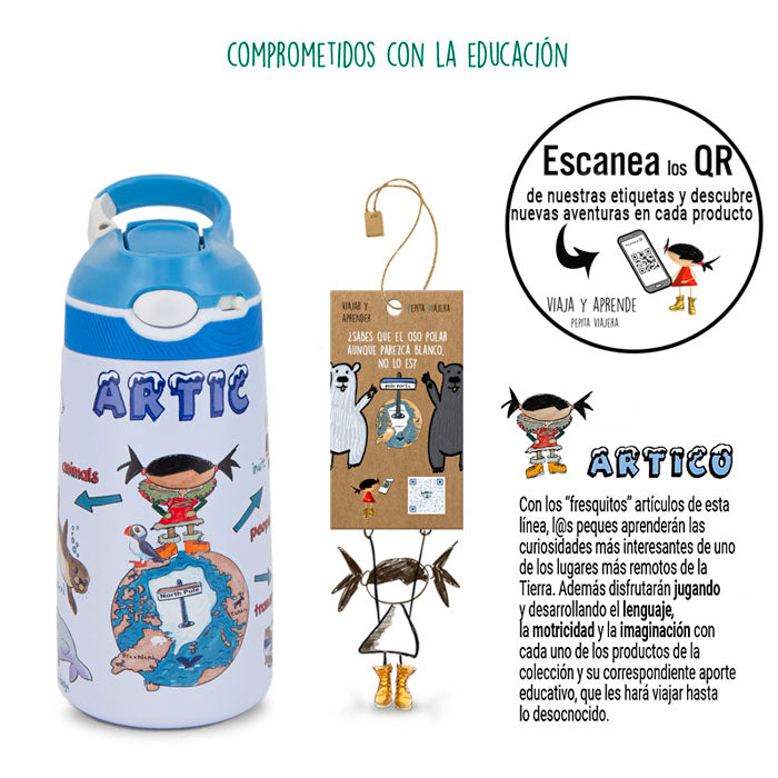 Botella térmica infantil Ártico
