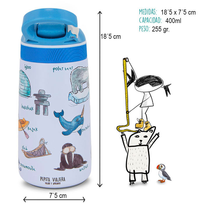 Botella térmica infantil Ártico
