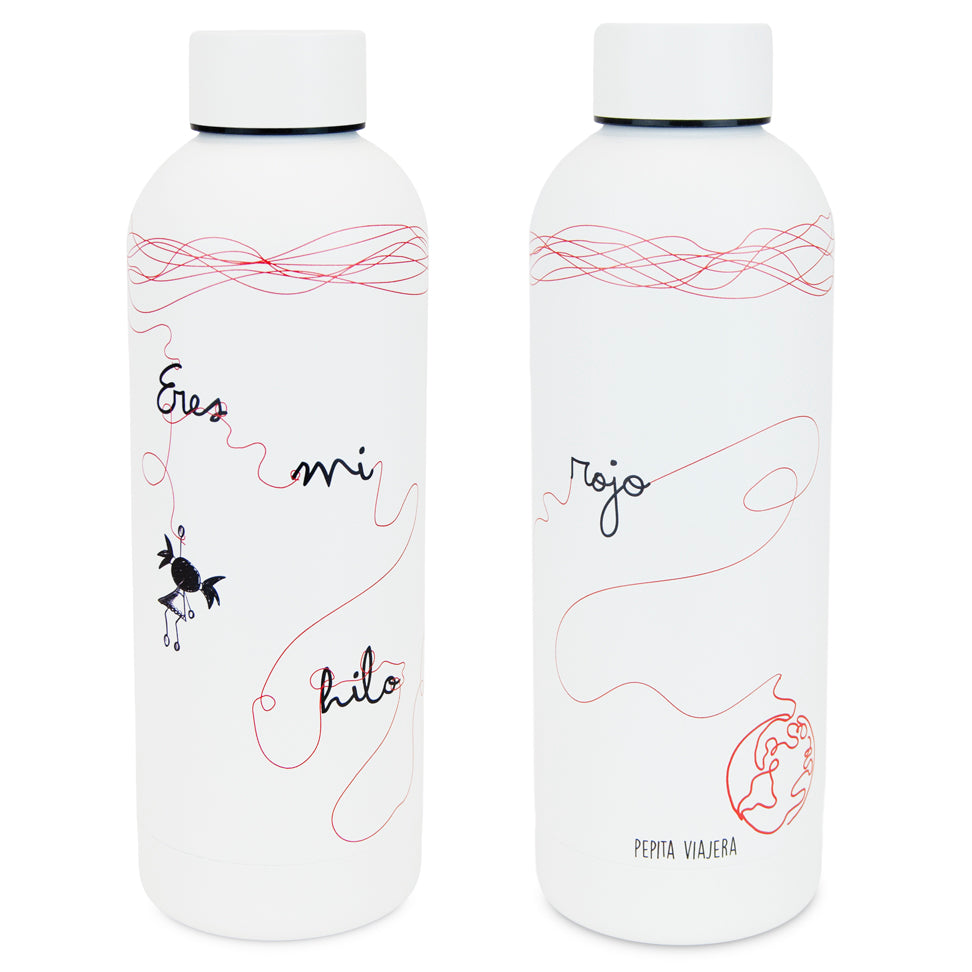 Botella Térmica Leyenda del Hilo Rojo Español edición deluxe