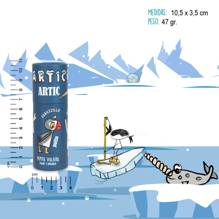 Papelería bonita tubo de pinturas Ártico