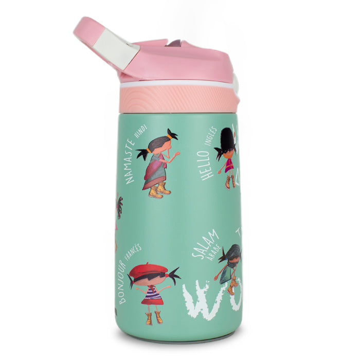 Greetings from the World children's thermal bottle