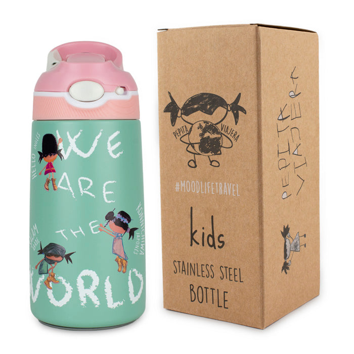 Greetings from the World children's thermal bottle