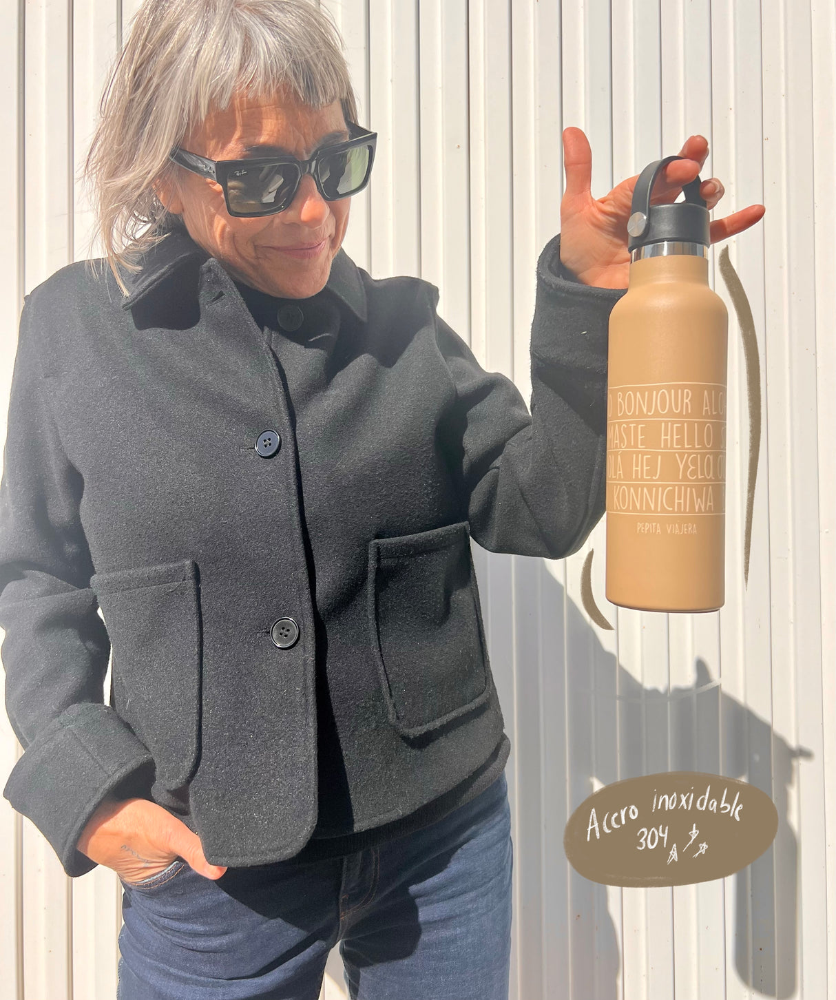 Botella Térmica Saludos Camel