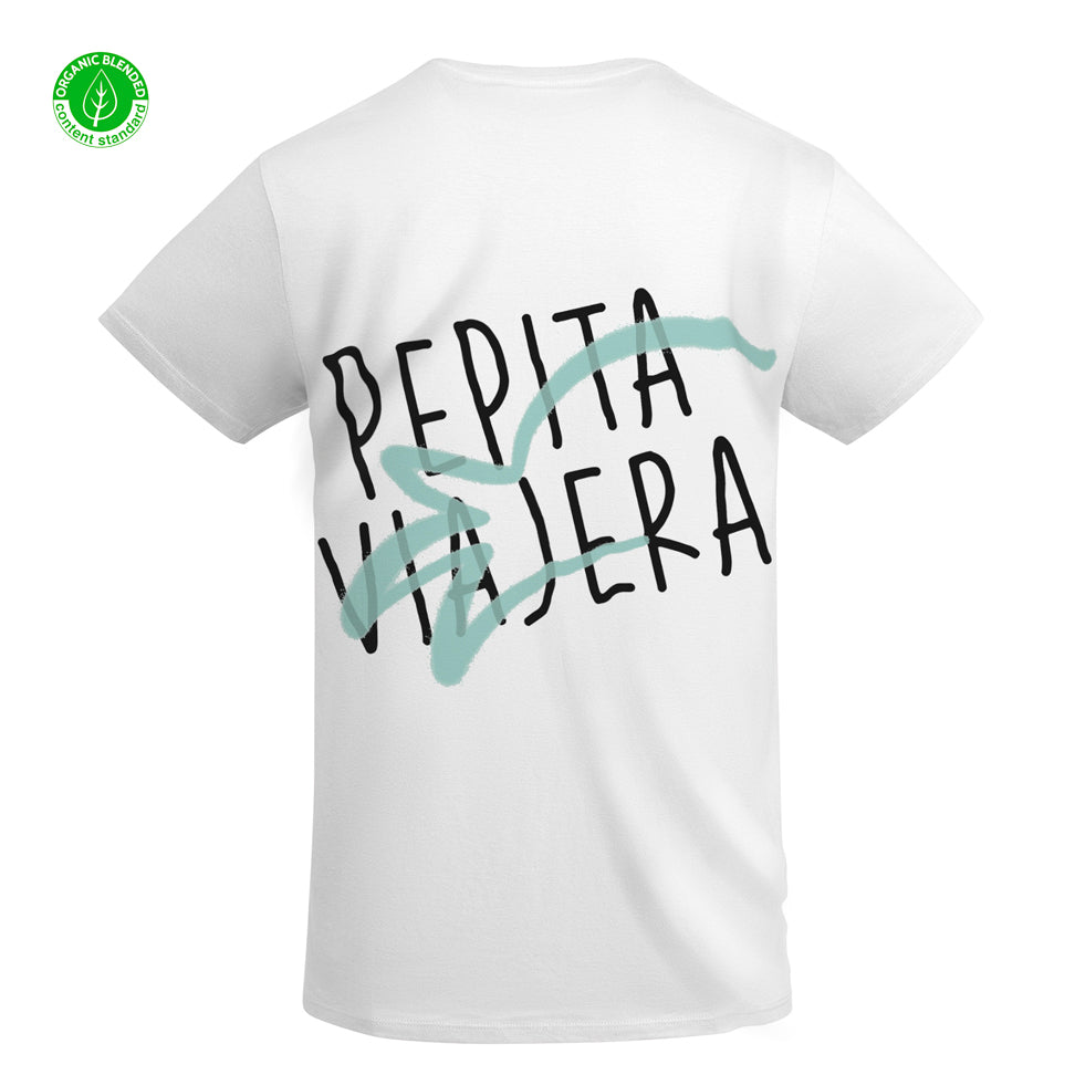 Camiseta Pepita Viajera Blanca