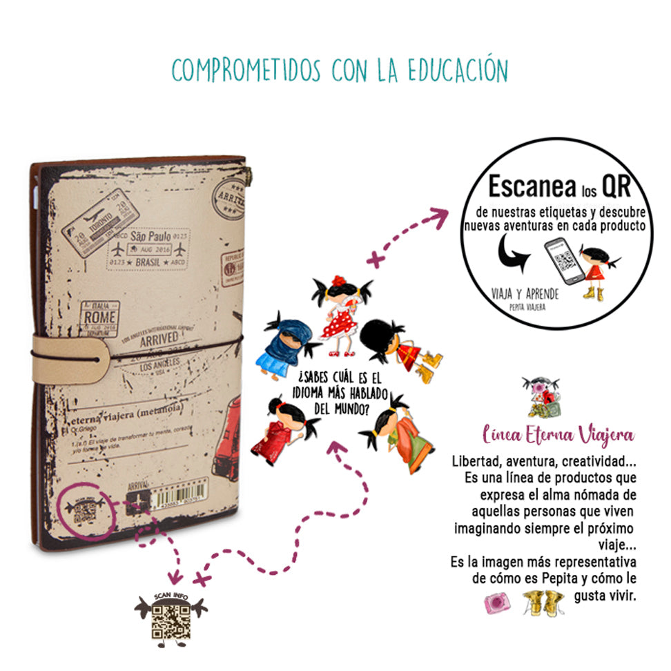 Cuaderno de viaje Eterna Viajera