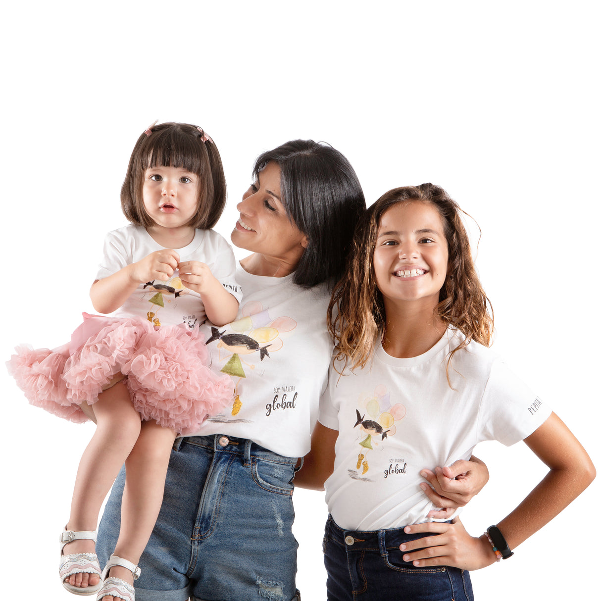 Camiseta Soy una viajera global infantil