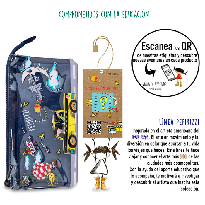 Portatodo estuche triple Pepirizzi