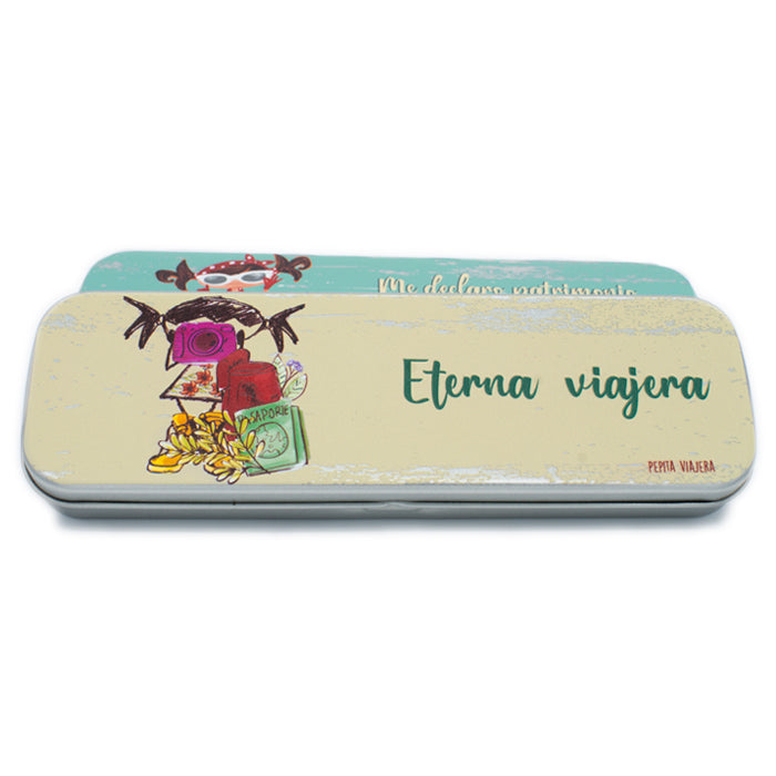 Portatodo metálico Eterna Viajera