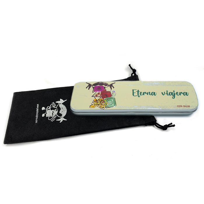 Portatodo metálico Eterna Viajera