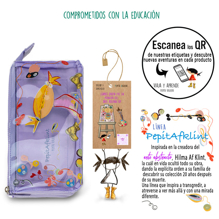 Portatodo estuche triple Pepitafklint