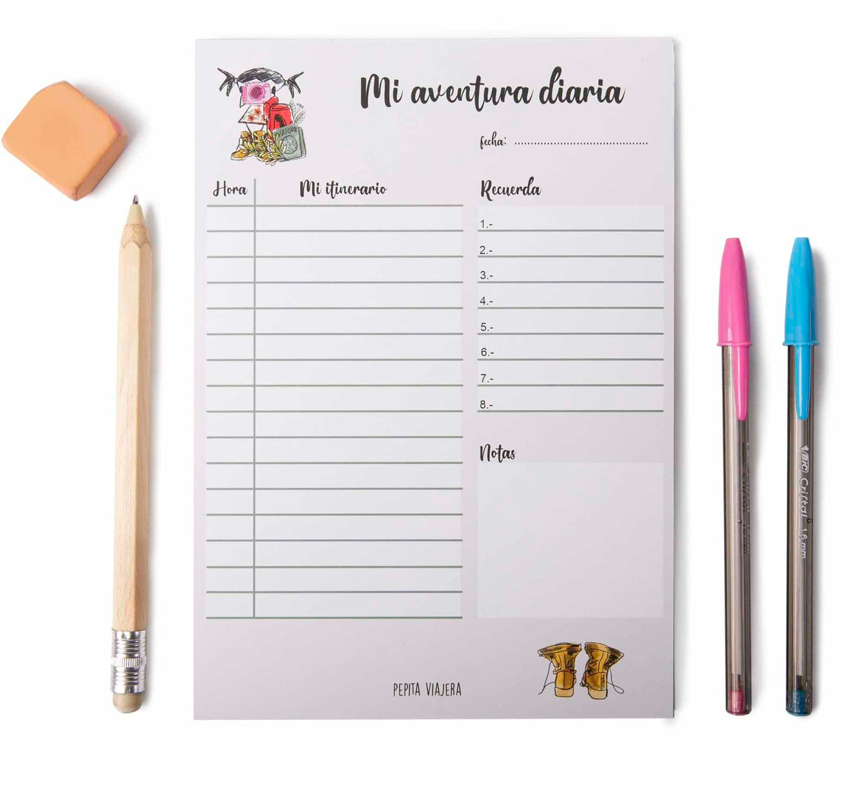 Planificador Diario Eterna Viajera