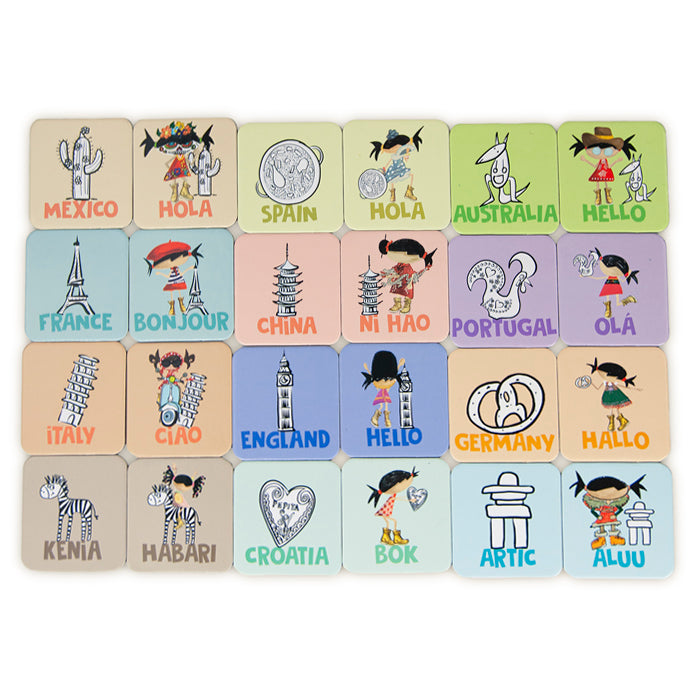 Pack actividades infantiles Saludos del Mundo