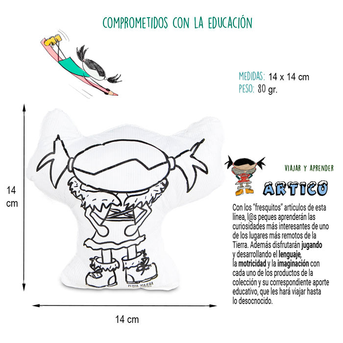 Juguete para colorear y lavar Ártico