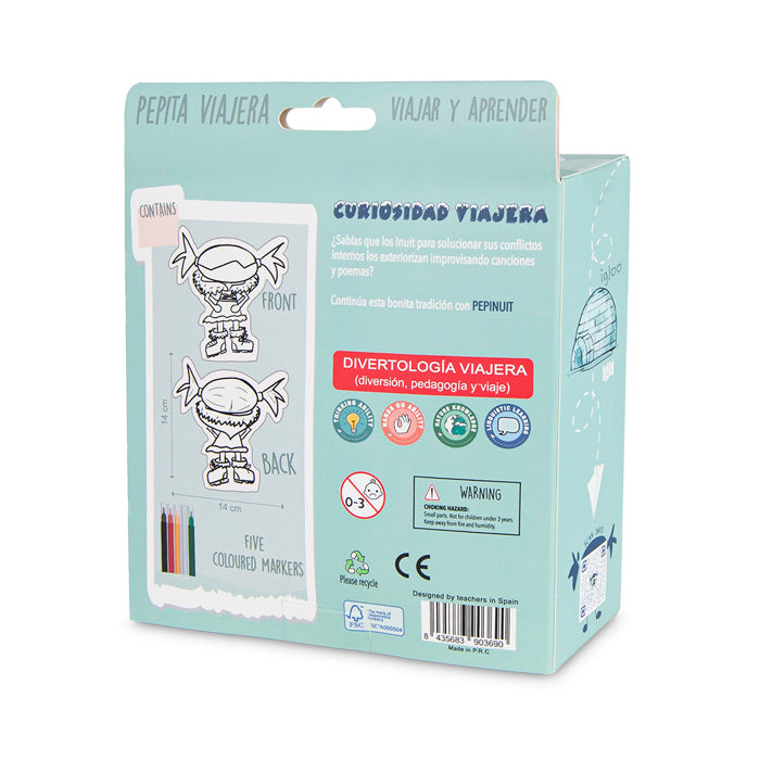 Juguete para colorear y lavar Ártico