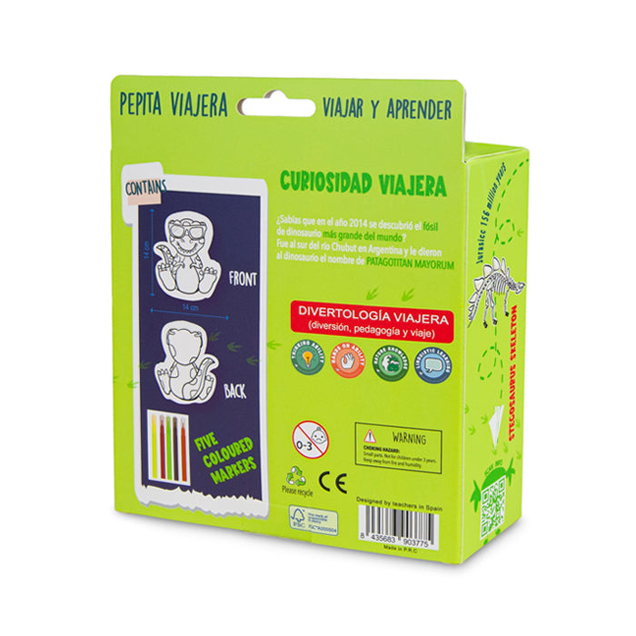 Juguete para colorear lavable dinosaurios