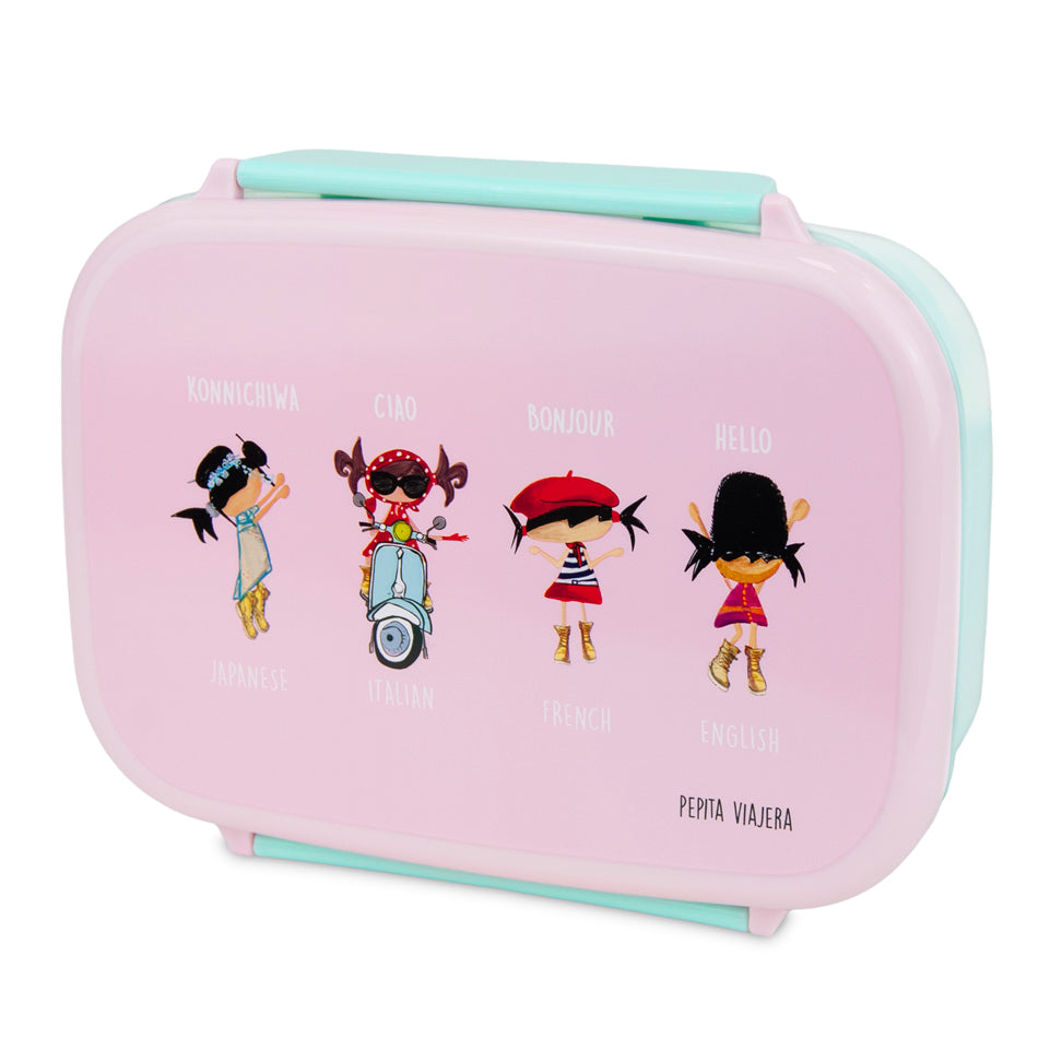 Fiambrera infantil Saludos del Mundo