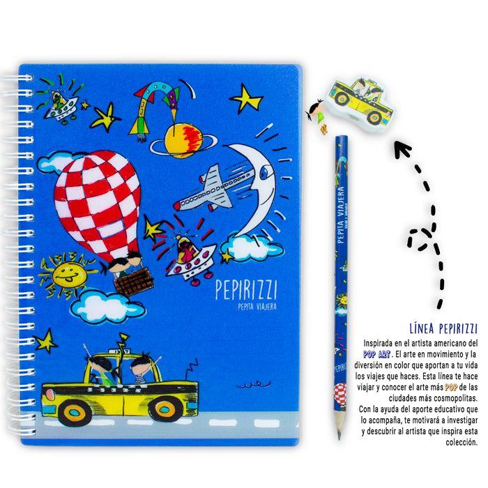 Lápiz y Goma de Borrar Pepirizzi