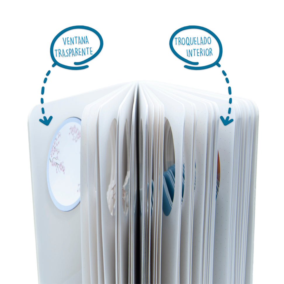 Cuaderno con ventana Japón