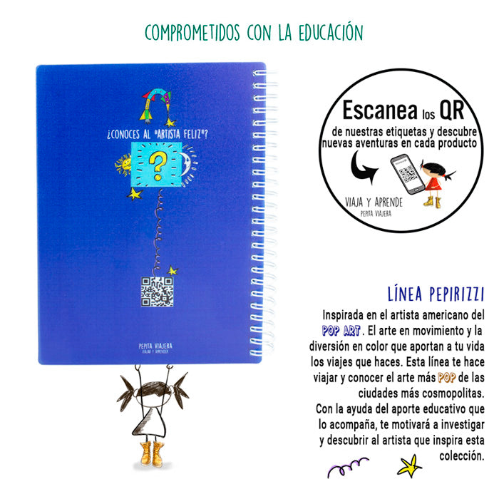 Libreta A5 translucida Pepirizzi