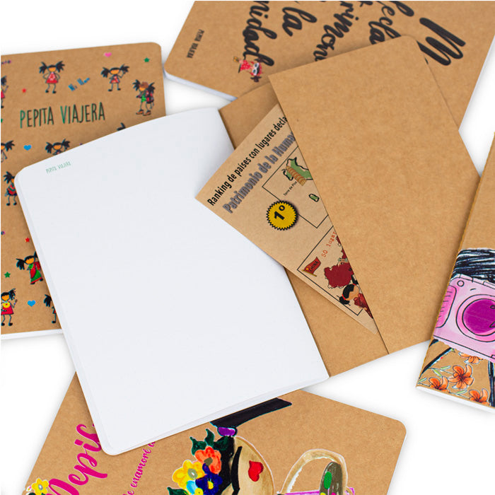 Libreta A5 Kraft Pepitafklint