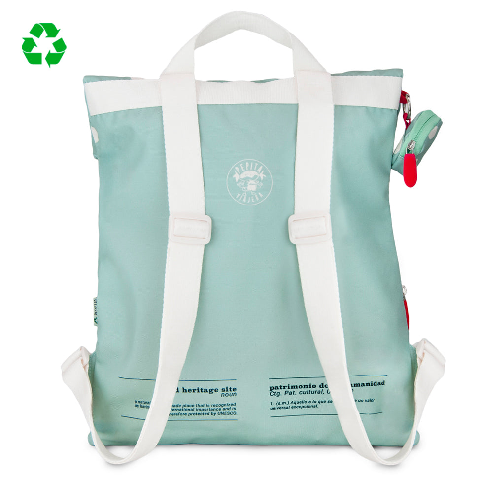 Mochila de viajeros Patrimonio de la Humanidad