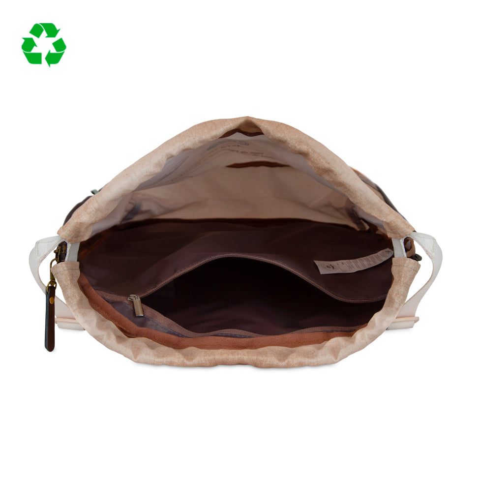 Mochila saco con fuelle expandible Eterna Viajera