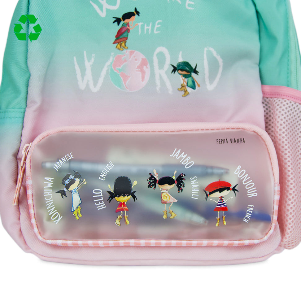 Mochila infantil Saludos del mundo