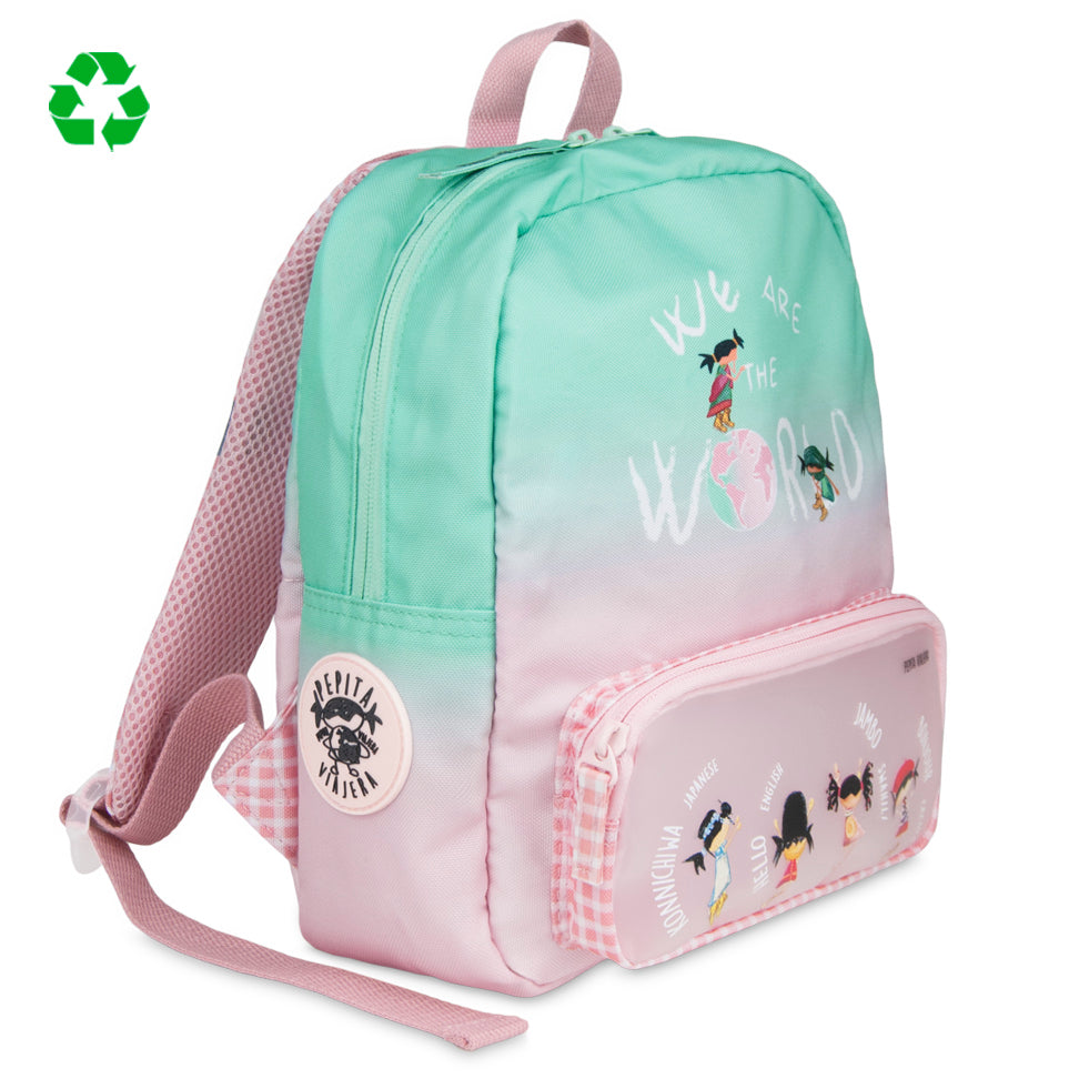 Mochila infantil Saludos del mundo