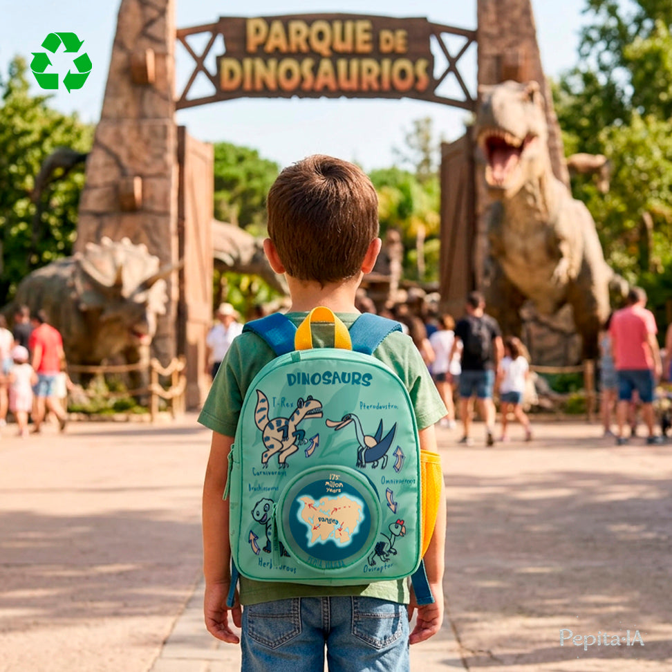 Mochila Preescolar Dinosaurios