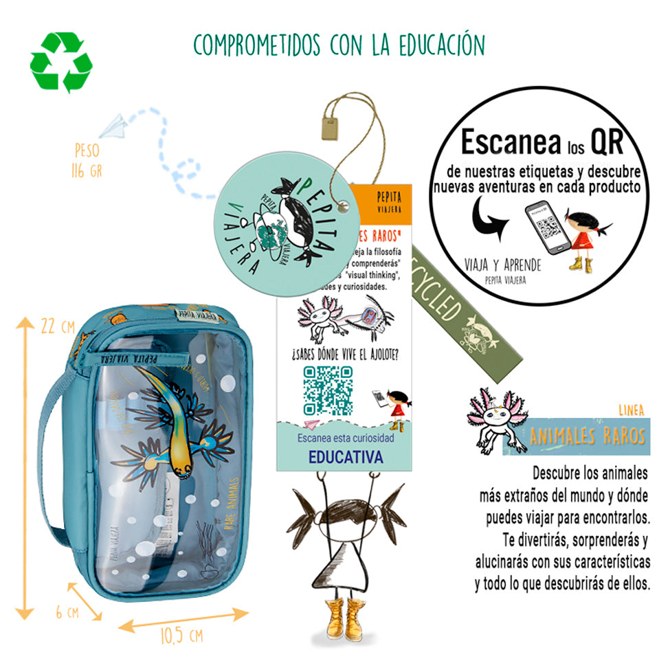 Neceser infantil Animales Raros