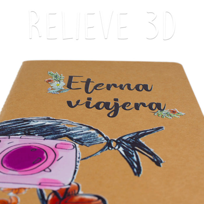 Libreta Kraft A5 Eterna Viajera