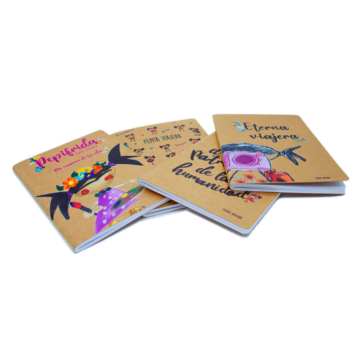 Libreta A5 Kraft Pepitafklint