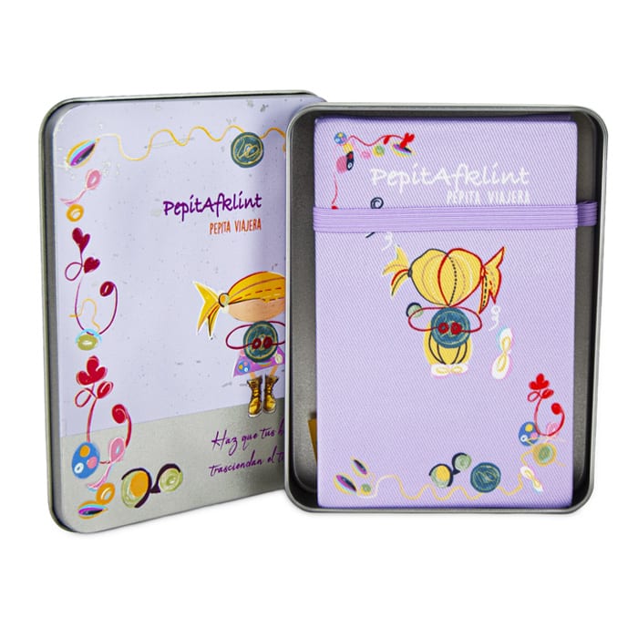 Cuaderno de viaje formato acordeón Pepitafklint