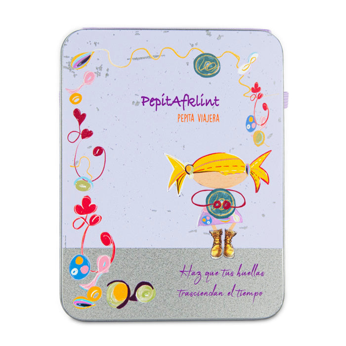 Cuaderno de viaje formato acordeón Pepitafklint