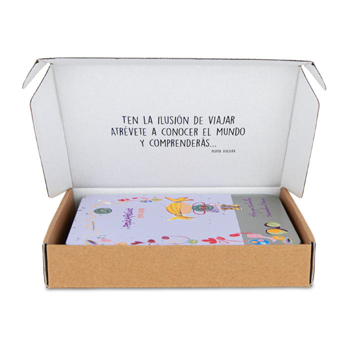 Cuaderno de viaje formato acordeón Pepitafklint