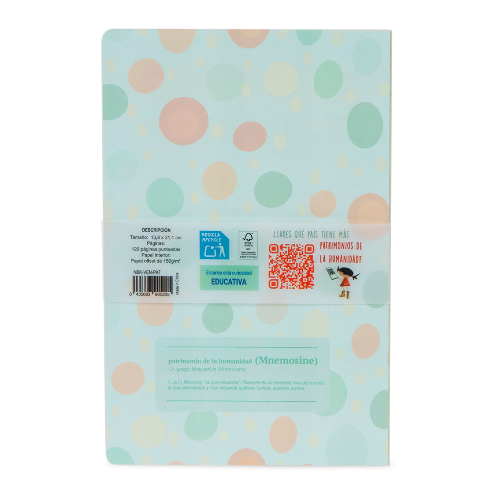 Cuaderno con ventana Patrimonio