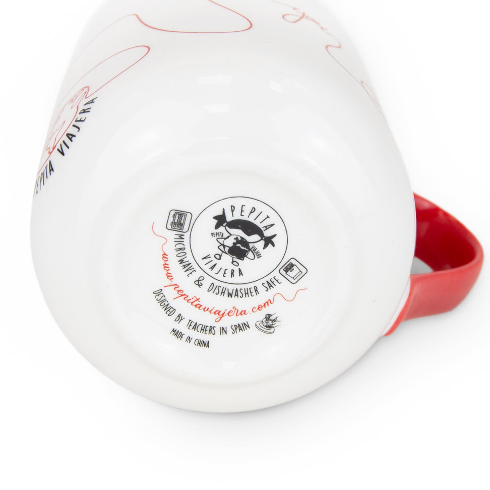 Taza Leyenda del Hilo Rojo en Inglés