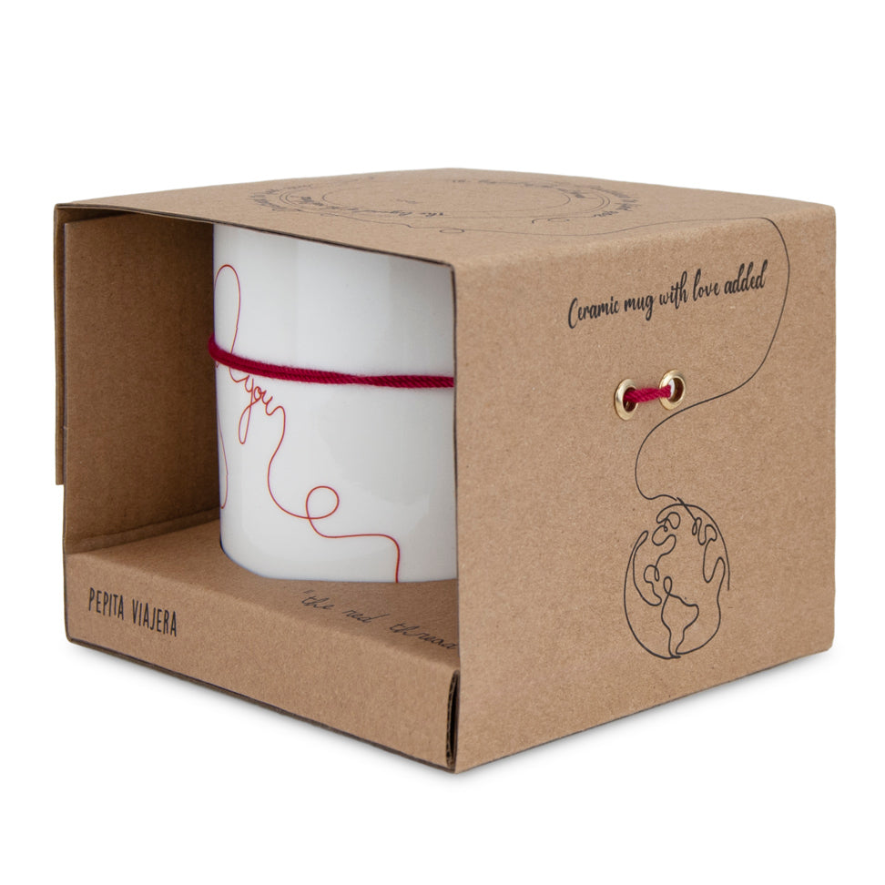 Taza Leyenda del Hilo Rojo en Inglés