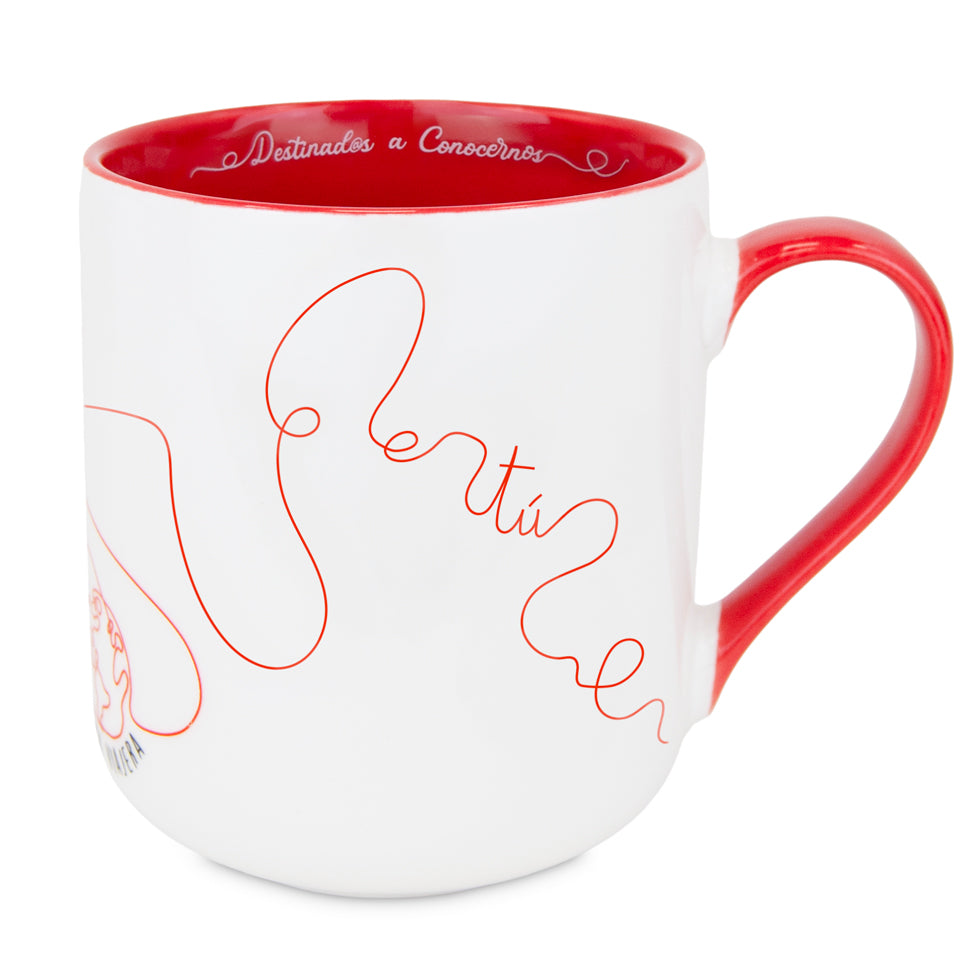 Pack dos tazas iguales hilo rojo Enishi