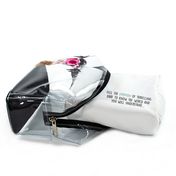 Neceser Doble - Lema Pepita Viajera (En inglés)