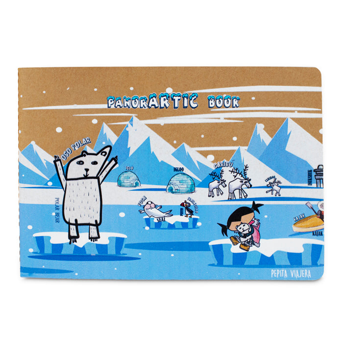Libretas bonitas kraft A5 Ártico