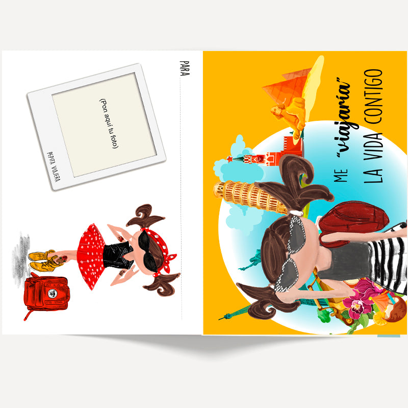 Vorrei viaggiare con te per la mia vita