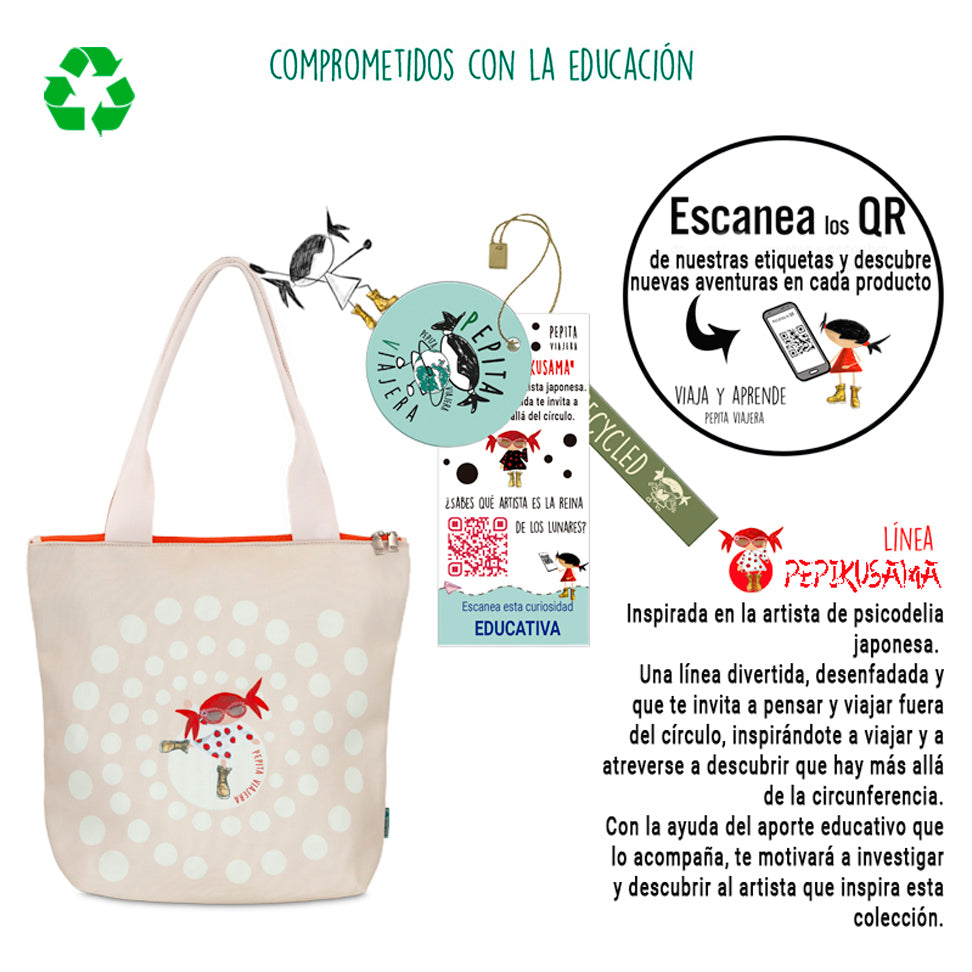 Tote bag Pepikusama tapioca
