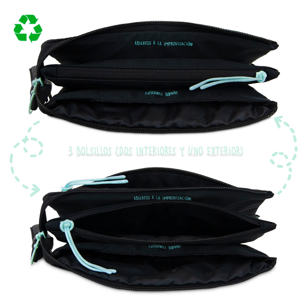 Pack Neceser Triple y Totebag DRD4-7R Travel Gene