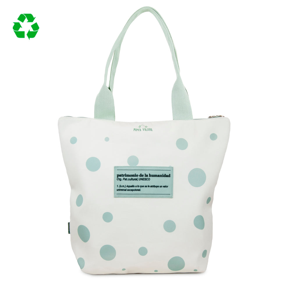 Tote bag Patrimonio de la Humanidad Blanca