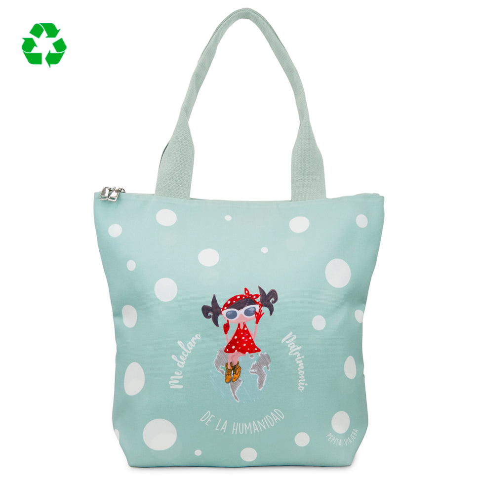 Tote bag Patrimonio de la Humanidad Verde